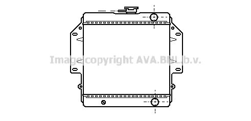 AVA QUALITY COOLING Радиатор, охлаждение двигателя SZ2012